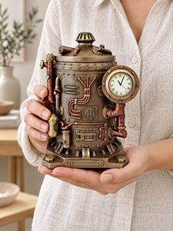 Steampunk Ur Smykkeskrin – Hemmeligt rum til dine værdigenstande