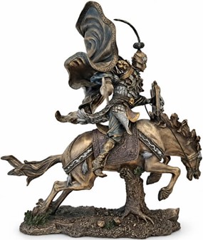 Luksuriøs Figur til Kontor. Zhao Yun kinesisk generel. Gave til chefen