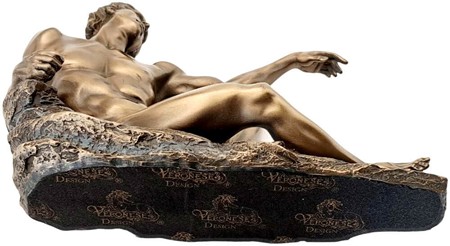 Skabelsen af Adam. Klassisk Bronzeskulptur, der ånder liv i dit hjem
