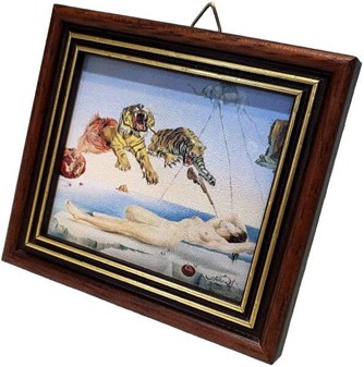 MALERIER TIL STUEN. Lille kopi af Salvador Dalí kendt maleri