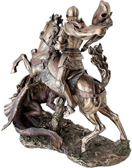 Sankt Jørgen og Dragen Statue. Den ultimative gave til mænd med mod