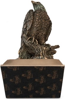 Majestætisk Ørnefigur i Bronze. Eksklusiv fuglefigur til skrivebord