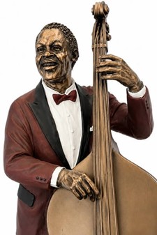 JAZZ KONTRABASSIST FIGUR | Julegave til Musiker og Musikelskeren