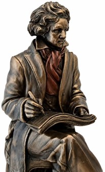 Ludwig van Beethoven Figur. Oplev genialiteten fanget i bronze