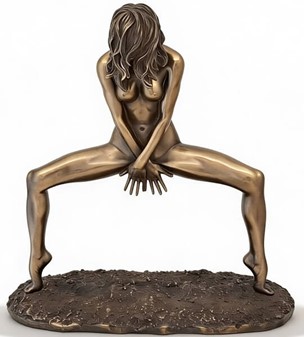 Kvindekrop Figur i Bronze. Elegant Erotisk Skulptur til Moderne Hjem