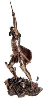 Spartacus bronze figur. Gør din hylde episk (uden at kæmpe selv)