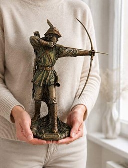 Robin Hood Figur. Legenden I Bronze: Sherwood-stil til din stuen!