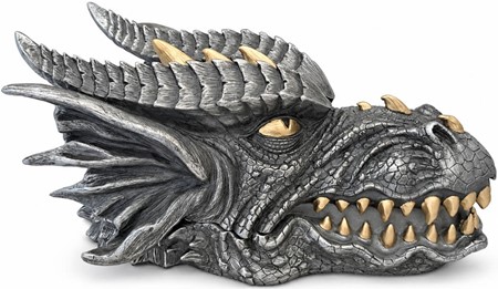 Herre Smykkeskrin. Drage – Unik Fantasy Figur og Gave til Ham