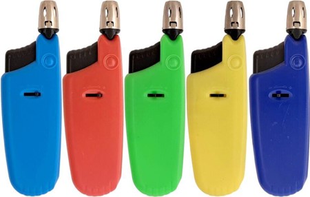 STEARINLYS LIGHTER. Lighter med udtrækkelig brænder og classic flamme