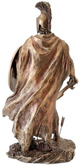 LEONIDAS SKULPTUR. Spartansk kriger og konge - Pynte figur til hjemmet