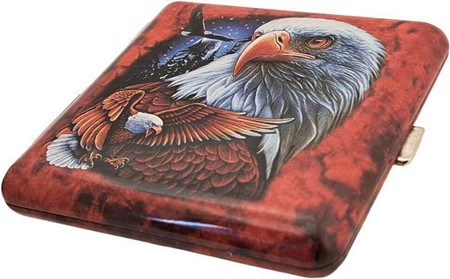 Cigaretetui Metal til 20 Stk. Majestætiske ørne design
