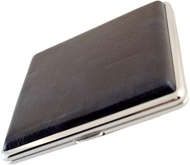 Cigaret etui i læderlook – Elegant beskyttelse til 20 cigaretter