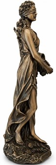Fortuna figur i bronze. Giv lykke i bryllupsgave