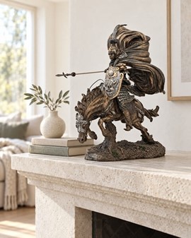 Luksuriøs Figur til Kontor. Zhao Yun kinesisk generel. Gave til chefen
