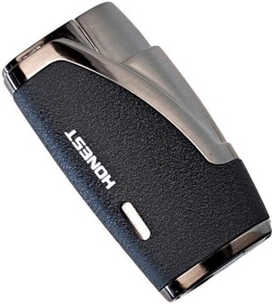 Premium Stormlighter med Dobbelt Jet Flamme og Cigar Cutter Punch