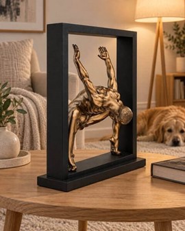 Sportsfigur i Bronze. Eksklusiv gymnastik figur og ultimativ gave