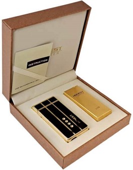 ELEKTRONISK LIGHTER USB. Eksklusiv genopladelig arc lighter i gaveæske