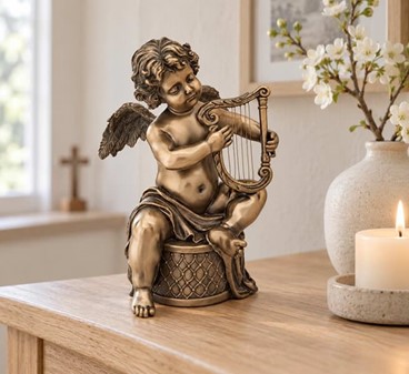 SMUK ENGEL. Smuk og billig bronze figur. Julegaveideer til hende