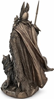 Odin skulptur. En mytologisk figur til hjem og kontor dekoration