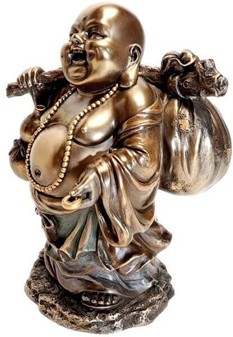 Smilende Buddha figur: Din Daglig Dosis af Lykke og Held