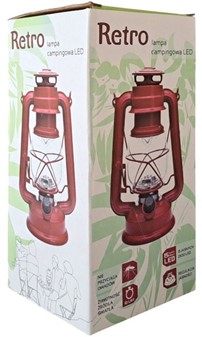 Retro LED Campinglampe til Udendørs Brug. Robust og Myggefri Hygge