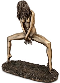 Kvindekrop Figur i Bronze. Elegant Erotisk Skulptur til Moderne Hjem