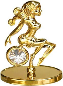 JOMFRU STJERNETEGN FIGUR. Unik Fødselsdagsgave med Swarovski Krystal
