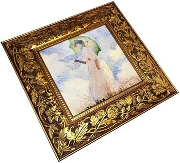 Reproduktioner af oliemalerier. Kvinde med en Parasol Claude Monet