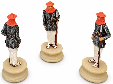 FØDSELSDAGSGAVE TIL HAM. Spændende skak med samurai krigere figurer