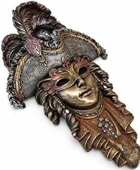 ROMANTISKE GAVER. Venetiansk maske. Dejlig dekoration til væggen