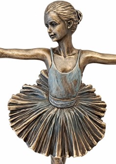 BALLETDANSER FIGUR. Enestående ballerina figur til en gave