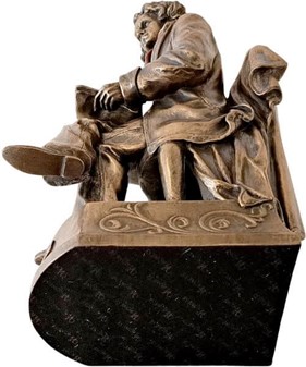 Ludwig van Beethoven Figur. Oplev genialiteten fanget i bronze