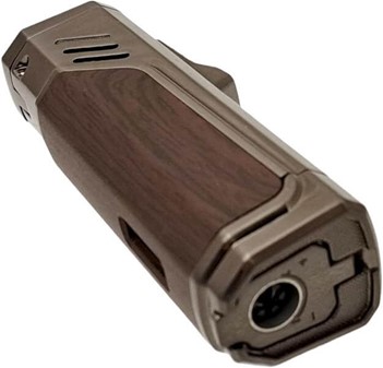 Eksklusiv Cigar Lighter. Tre Jet Flammer - Perfekt Gaveidé i Mahogni