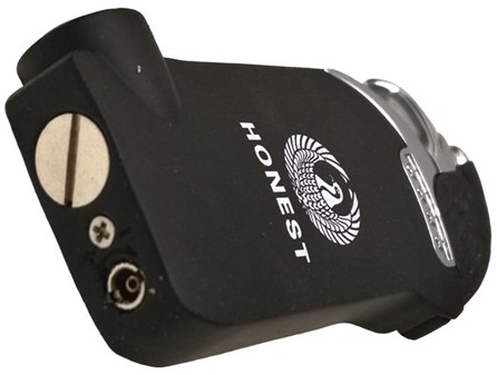 JET LIGHTER DK. Unik sort gas lighter med stærk turbo rød flamme