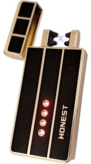 ELEKTRONISK LIGHTER USB. Eksklusiv genopladelig arc lighter i gaveæske