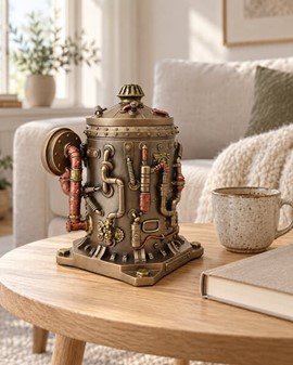 Steampunk Ur Smykkeskrin – Hemmeligt rum til dine værdigenstande