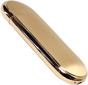 Luksuriøs Genopladelig Guld USB Lighter - Miljøvenlig og Elegant