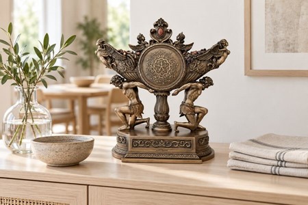 Tidløs Bronze Kaminur. Eksklusiv bryllupsgave og barok kunst i ét