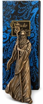 Oplev Mystisk Skønhed med Merlin. Bronze Dekorativ Figur til Hjemmet