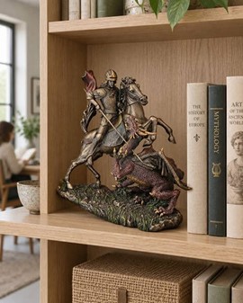 Sankt Jørgen og Dragen Statue. Den ultimative gave til mænd med mod