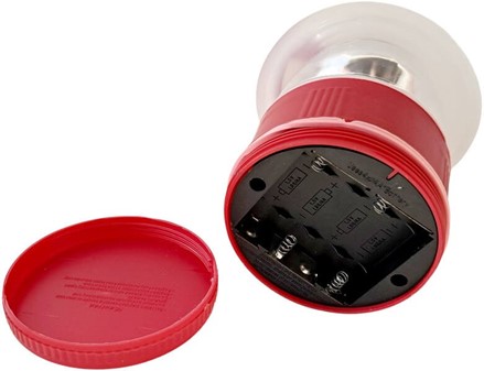 Billig Mini Campinglampe. Lyser som en rød stjerne! lyser til 72 timer