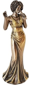 Jazz Diva Figur – En Elegant Gave til Musikelskere og Sangere