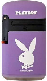Ikonisk Playboy Lilla Lighter. Turbo Flamme og Unikt Design