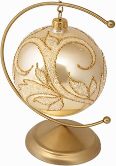 Fang Julens Lys: Gyldne Drømme Julekugler Glas. Ø 8 cm 6 stk. i æske