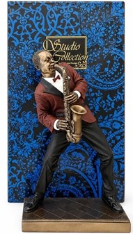 Unik Jazz Saxofonist Figur. Kunst, Passion og Perfekt Gave til Musiker