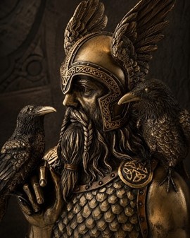 Odin Skulptur til Hjemmet. Odin Buste der styrer din stue!