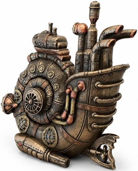 SMYKKEÆSKER. Fænomenalt Steampunk ubåd Nautilus i smykkeskrin form