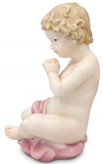 ENGEL FIGUR. Charmerende porcelæn figur. Et symbol på ro og skønhed