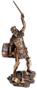 Spartacus bronze figur. Gør din hylde episk (uden at kæmpe selv)