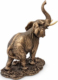 Lille Elefant Figur. Bronze Dekoration – Perfekt Gave til Hjemmet